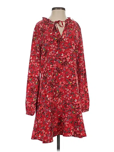 Ann Taylor Loft Casual Dress In Red