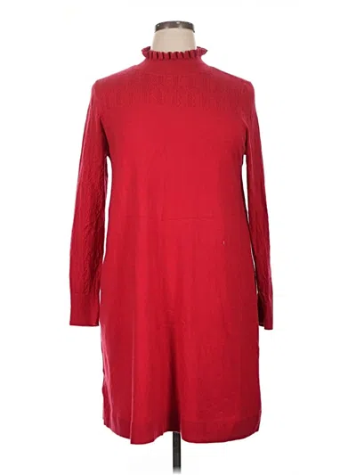 Pre-owned Ann Taylor Loft Casual Dress In Red