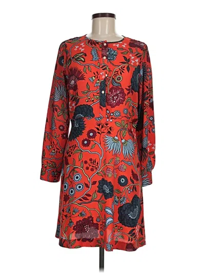 Pre-owned Ann Taylor Loft Casual Dress In Red
