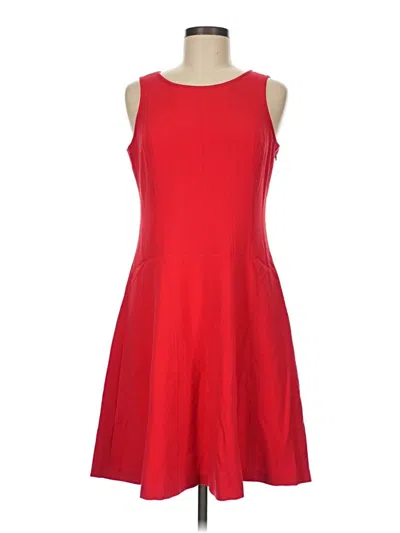 Ann Taylor Loft Casual Dress In Red