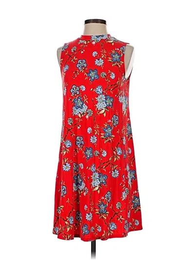 Pre-owned Ann Taylor Loft Casual Dress In Red