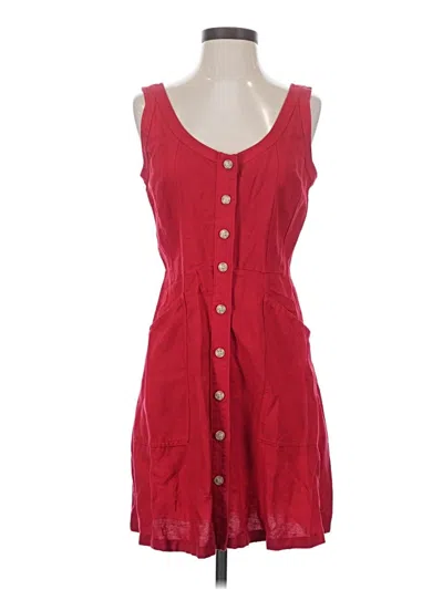 Pre-owned Ann Taylor Loft Casual Dress In Red