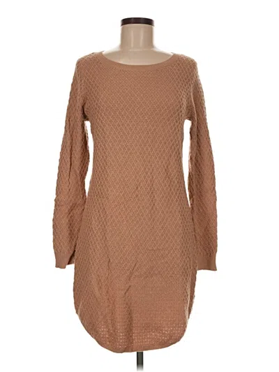 Ann Taylor Loft Casual Dress In Tan
