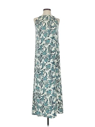 Pre-owned Ann Taylor Loft Casual Dress In Teal
