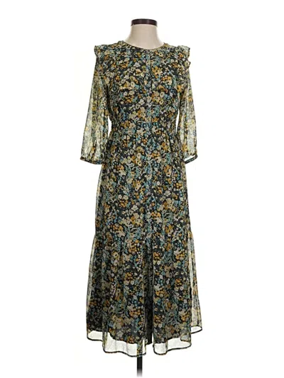 Pre-owned Ann Taylor Loft Casual Dress In Teal