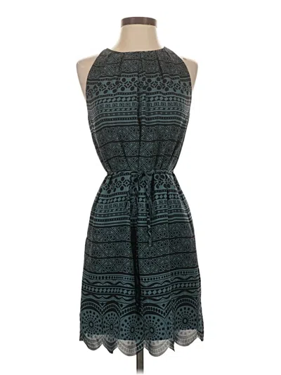 Pre-owned Ann Taylor Loft Casual Dress In Teal
