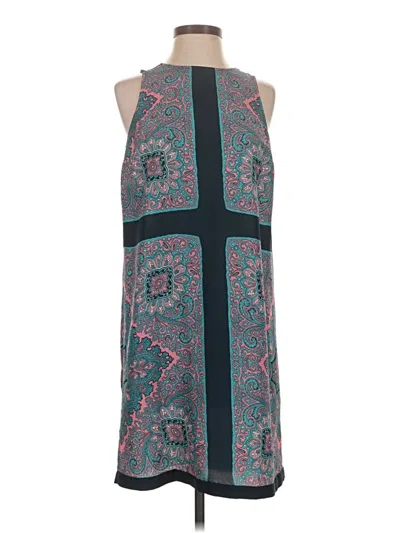 Pre-owned Ann Taylor Loft Casual Dress In Teal