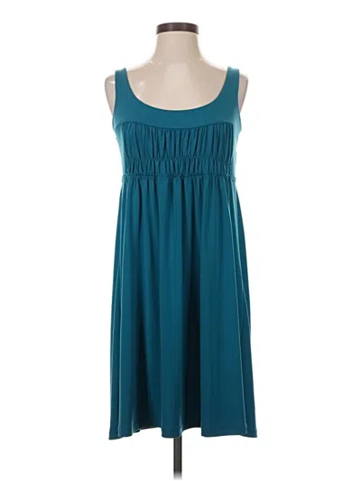 Pre-owned Ann Taylor Loft Casual Dress In Teal