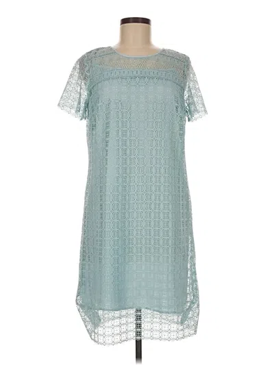 Ann Taylor Loft Casual Dress In Teal