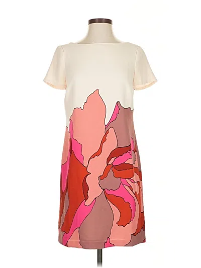 Pre-owned Ann Taylor Loft Casual Dress In White