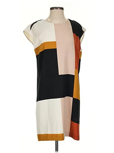 Pre-owned Ann Taylor Loft Casual Dress In White