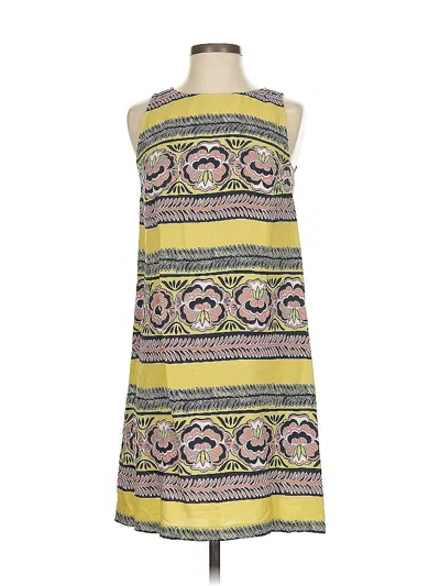 Pre-owned Ann Taylor Loft Casual Dress In Yellow