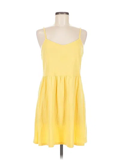 Pre-owned Ann Taylor Loft Casual Dress In Yellow