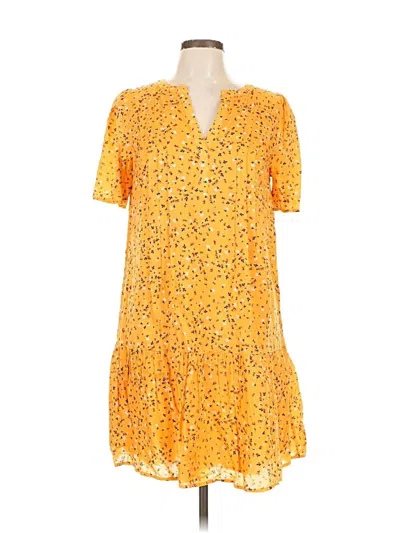Ann Taylor Loft Casual Dress In Yellow