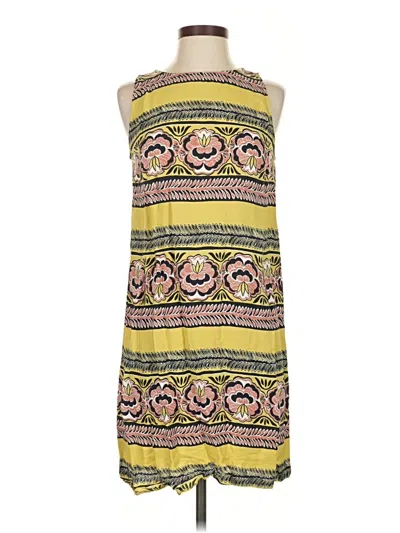 Pre-owned Ann Taylor Loft Casual Dress In Yellow