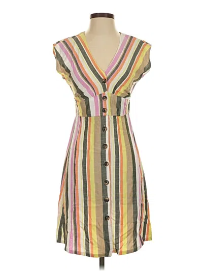 Pre-owned Ann Taylor Loft Casual Dress In Yellow