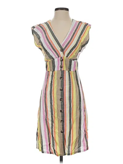 Pre-owned Ann Taylor Loft Casual Dress In Yellow