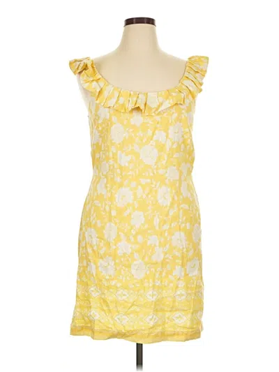 Ann Taylor Loft Casual Dress In Yellow