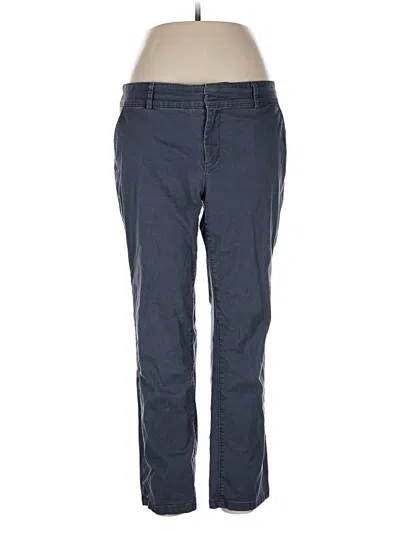 Pre-owned Ann Taylor Loft Casual Pants In Blue