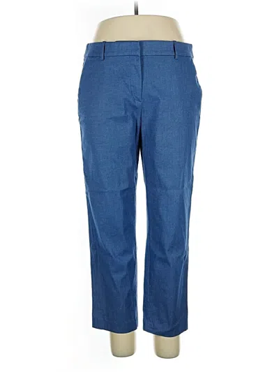 Pre-owned Ann Taylor Loft Casual Pants In Blue