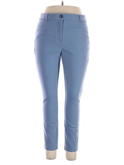 Pre-owned Ann Taylor Loft Casual Pants In Blue