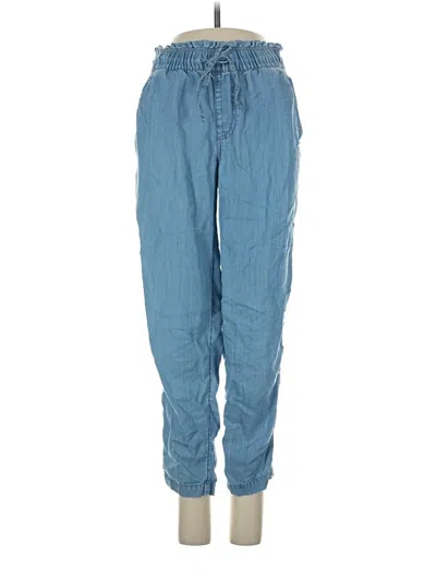 Pre-owned Ann Taylor Loft Casual Pants In Blue