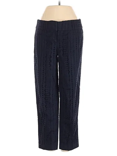 Pre-owned Ann Taylor Loft Casual Pants In Blue