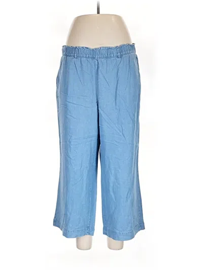 Pre-owned Ann Taylor Loft Casual Pants In Blue
