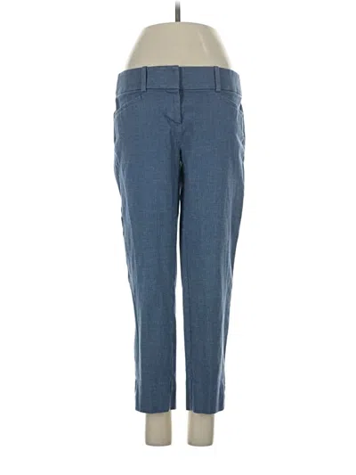 Pre-owned Ann Taylor Loft Casual Pants In Blue