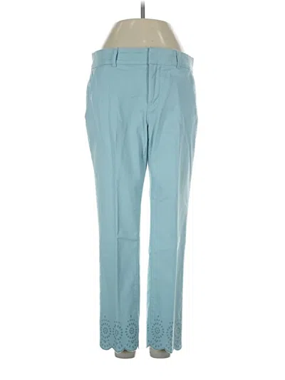 Pre-owned Ann Taylor Loft Casual Pants In Blue