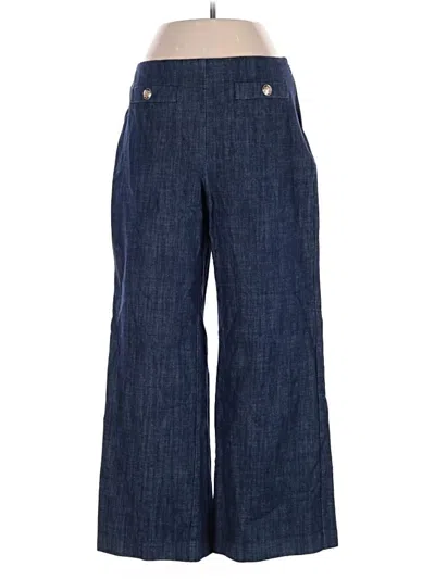 Pre-owned Ann Taylor Loft Casual Pants In Blue