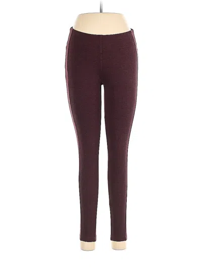 Pre-owned Ann Taylor Loft Casual Pants In Burgundy