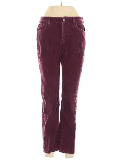 Pre-owned Ann Taylor Loft Casual Pants In Burgundy