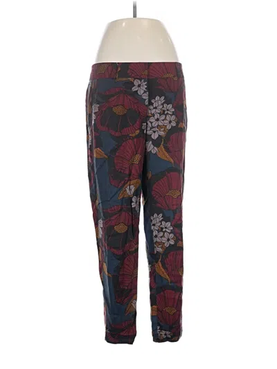 Pre-owned Ann Taylor Loft Casual Pants In Burgundy