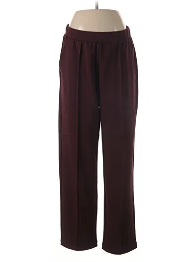 Pre-owned Ann Taylor Loft Casual Pants In Burgundy