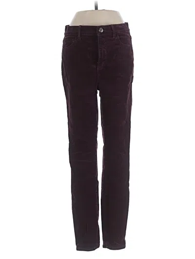 Pre-owned Ann Taylor Loft Casual Pants In Burgundy