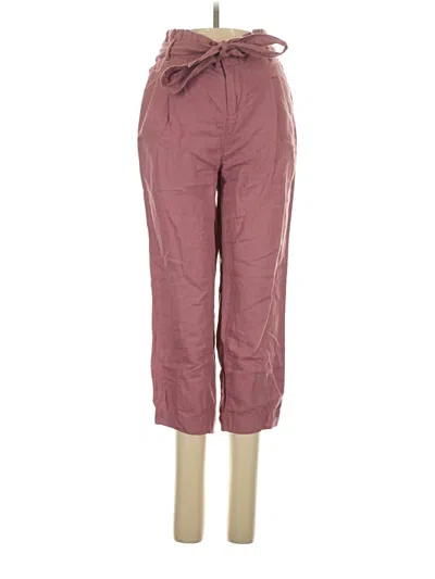 Pre-owned Ann Taylor Loft Casual Pants In Burgundy