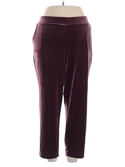 Ann Taylor Loft Casual Pants In Burgundy