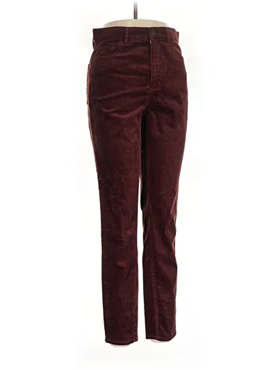Ann Taylor Loft Casual Pants In Burgundy