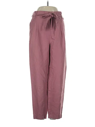 Pre-owned Ann Taylor Loft Casual Pants In Burgundy