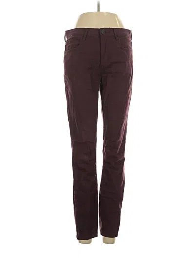 Pre-owned Ann Taylor Loft Casual Pants In Burgundy