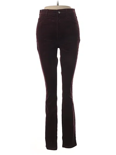 Pre-owned Ann Taylor Loft Casual Pants In Burgundy
