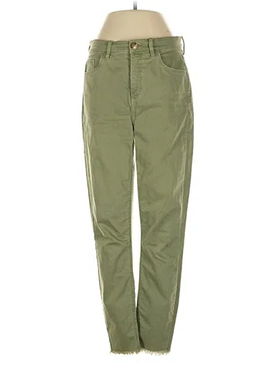 Pre-owned Ann Taylor Loft Casual Pants In Green