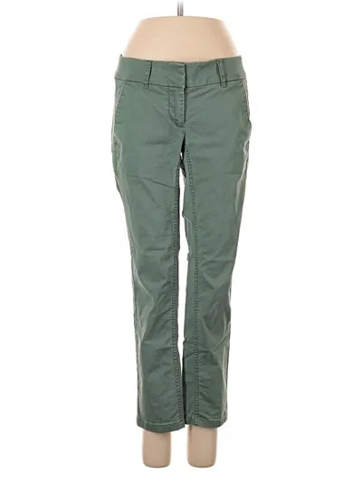 Pre-owned Ann Taylor Loft Casual Pants In Green