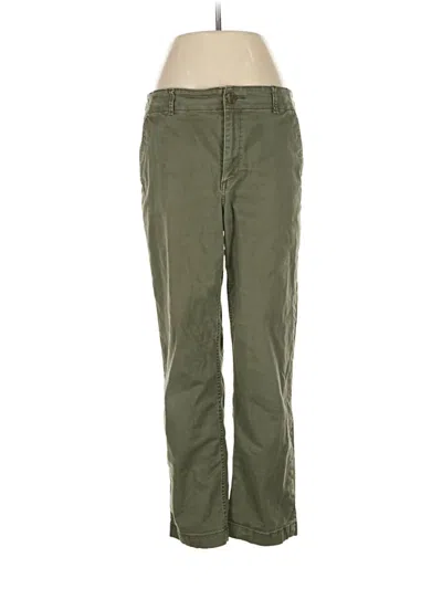 Pre-owned Ann Taylor Loft Casual Pants In Green