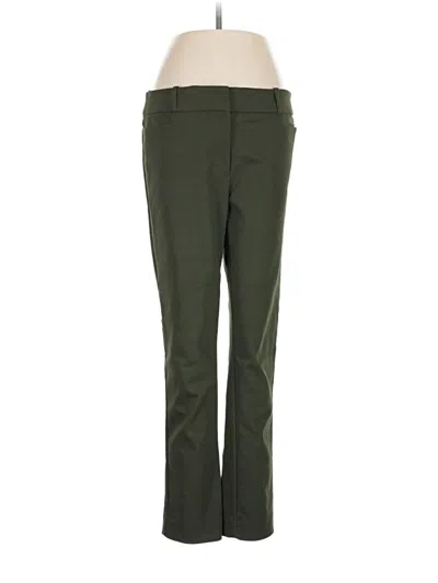 Pre-owned Ann Taylor Loft Casual Pants In Green