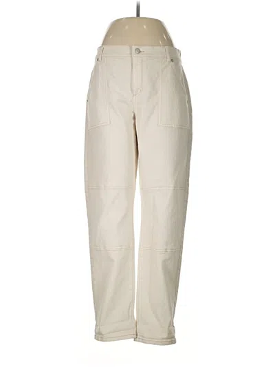 Pre-owned Ann Taylor Loft Casual Pants In Ivory