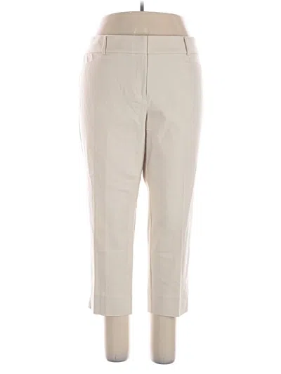 Pre-owned Ann Taylor Loft Casual Pants In Ivory