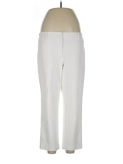 Pre-owned Ann Taylor Loft Casual Pants In Ivory
