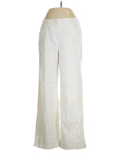 Pre-owned Ann Taylor Loft Casual Pants In Ivory